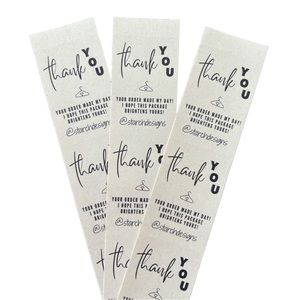 Personalized Posh Hanger Stickers